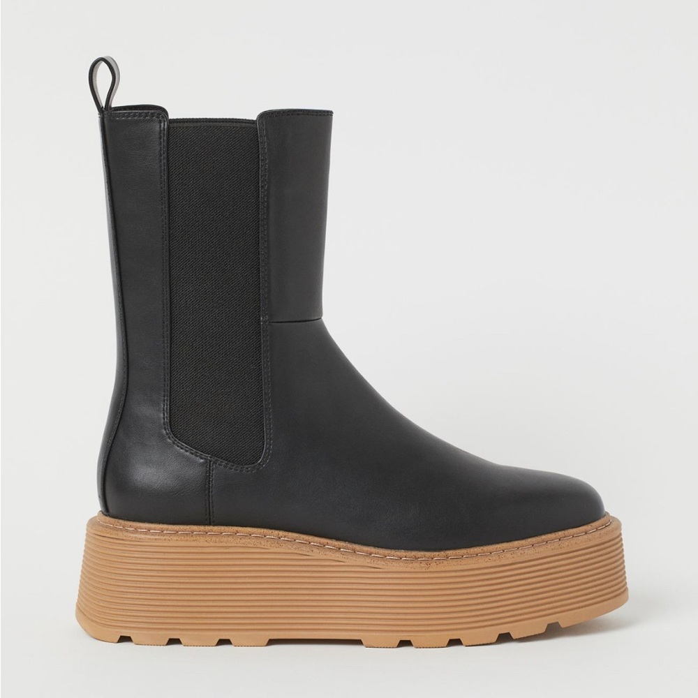 H&M thick lug boots . Worn twice